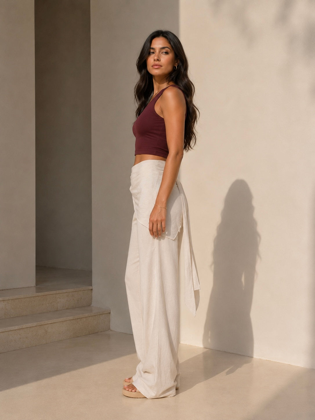 Wrap Scarf Pants